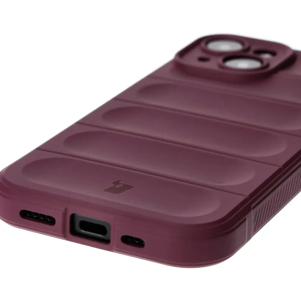 Pancerne etui Bizon Case Tur do Apple iPhone 15 ciemnofioletowe