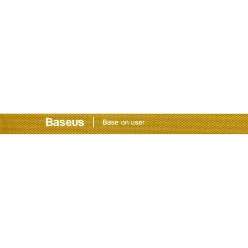 Kup Bandă velcro, organizator de cabluri Baseus Curele Colorate Velcro 1m (galben) - BSU1367YEL - {ean13} - Sklep Home Screen