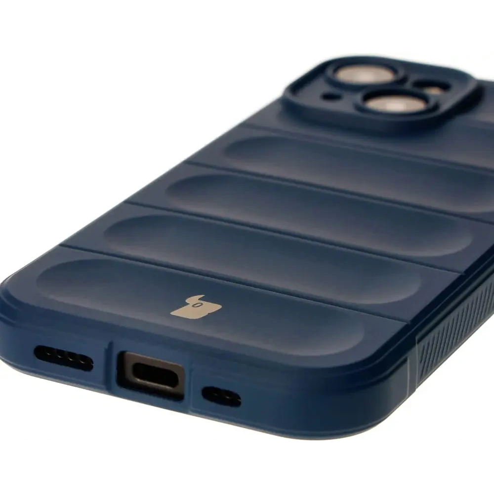 Pancerne etui Bizon Case Tur do Apple iPhone 15 granatowe