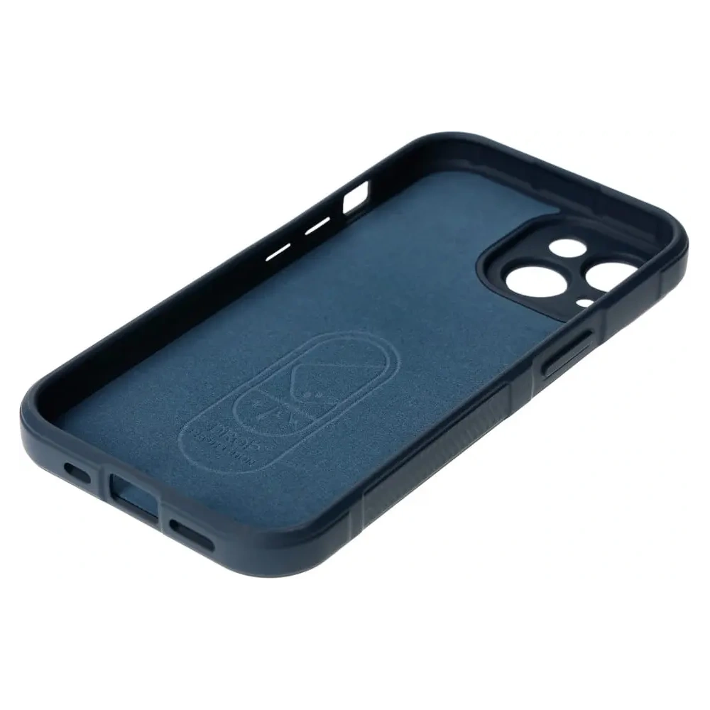 Pancerne etui Bizon Case Tur do Apple iPhone 15 granatowe