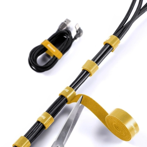 Buy Baseus Colourful Circle Velcro Straps 1m Yellow - BSU1367YEL - {ean13} - Home Screen Store Europe