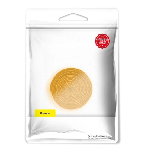 Buy Baseus Colourful Circle Velcro Straps 1m Yellow - BSU1367YEL - {ean13} - Home Screen Store Europe
