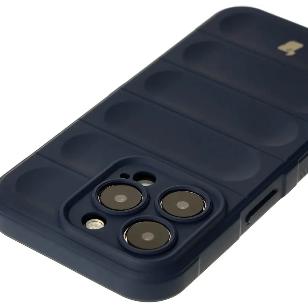 Pancerne etui Bizon Case Tur do Apple iPhone 15 Pro granatowe