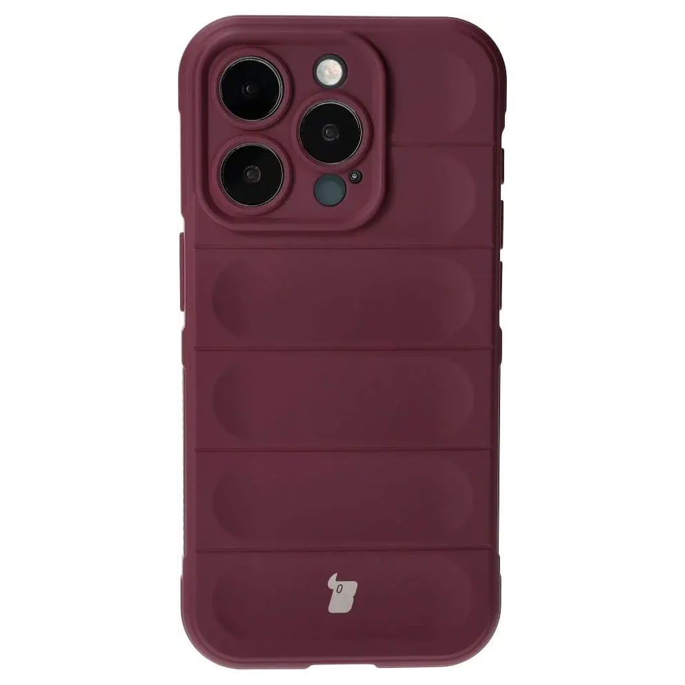 Pancerne etui Bizon Case Tur do Apple iPhone 15 Pro ciemnofioletowe