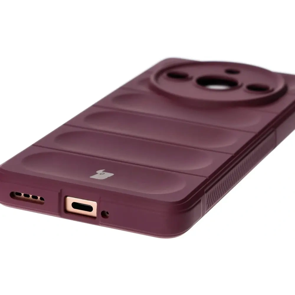 Pancerne etui Bizon Case Tur do Realme 11 Pro / 11 Pro+ ciemnofioletowe