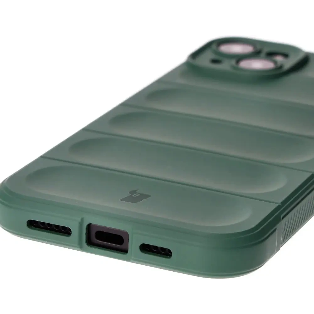 Pancerne etui Bizon Case Tur do Apple iPhone 15 Plus ciemnozielone