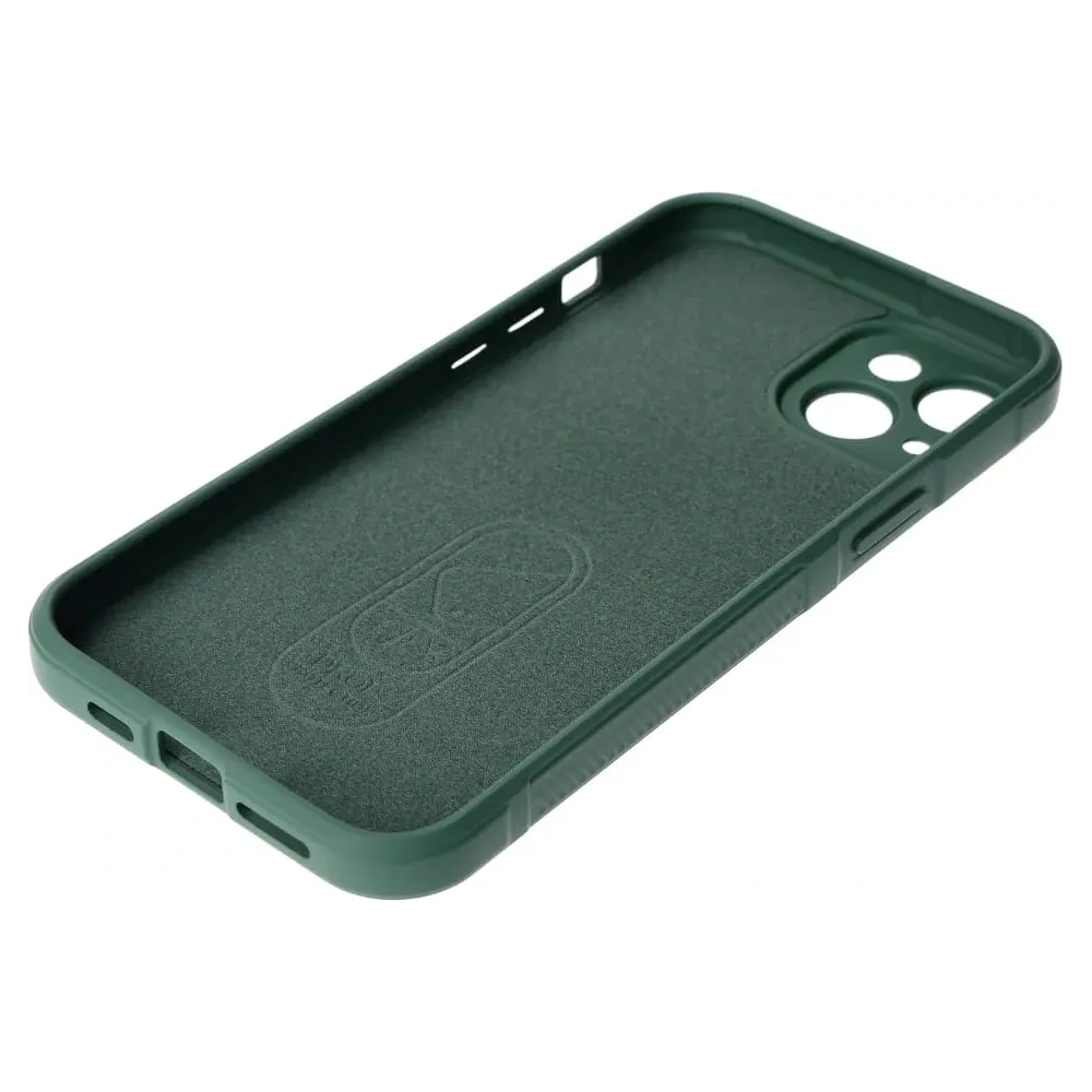 Pancerne etui Bizon Case Tur do Apple iPhone 15 Plus ciemnozielone