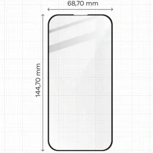 Kup Bizon Glass Edge 2 Apple iPhone 15 / 16 fekete - BIZ3095 - {ean13} - Sklep Home Screen