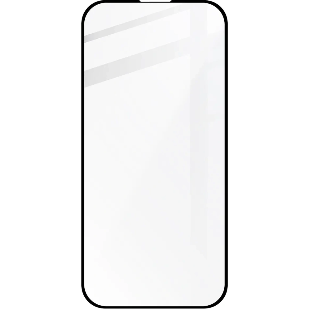 Szkło hartowane Bizon Glass Edge 2 do Apple iPhone 15 / 16 czarne