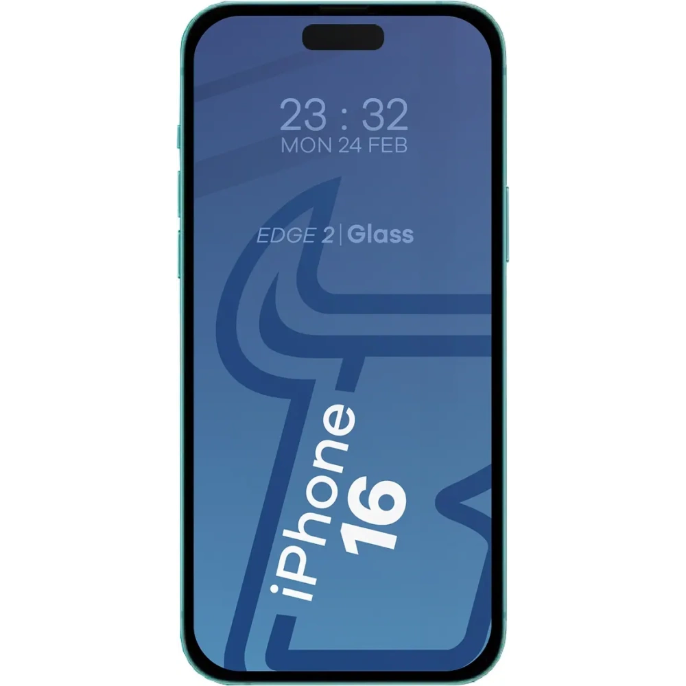 Szkło hartowane Bizon Glass Edge 2 do Apple iPhone 15 / 16 czarne
