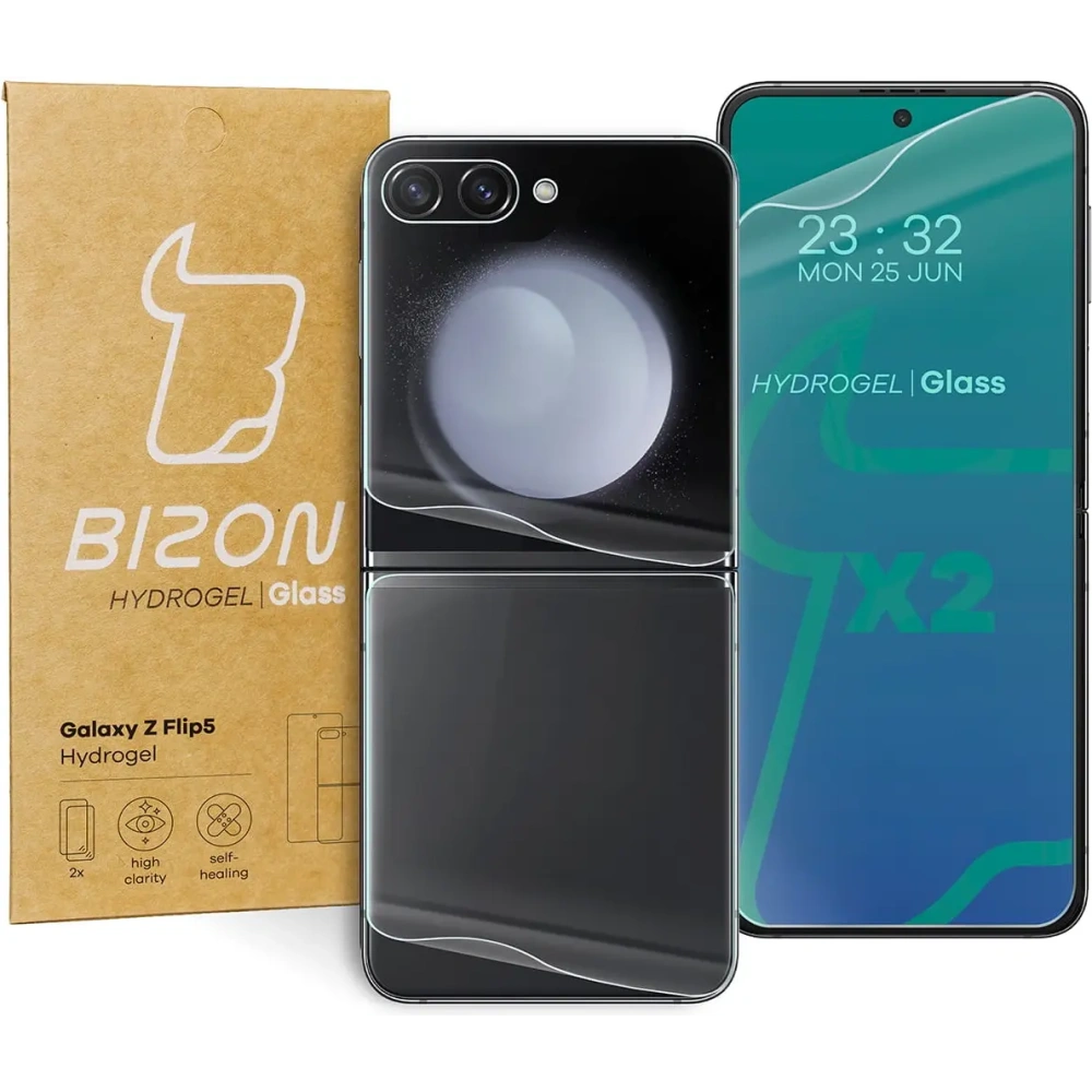 Folia hydrożelowa na tył i przód Bizon Glass Hydrogel Samsung Galaxy Z Flip5