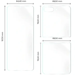 Kup Folie hydrogelové na zadní a přední stranu Bizon Glass Hydrogel Samsung Galaxy Z Flip5 - BIZ3099 - {ean13} - Sklep Home Screen
