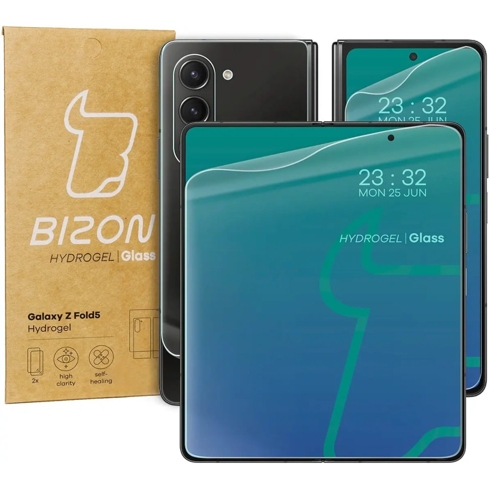 Folia hydrożelowa na tył i przód Bizon Glass Hydrogel Samsung Galaxy Z Fold5