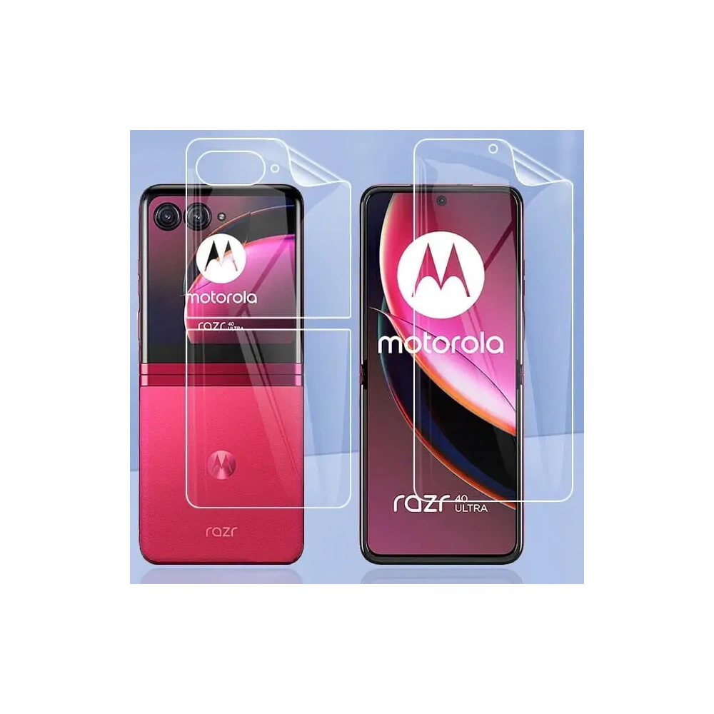 Folia hydrożelowa na tył i przód Bizon Glass Hydrogel Motorola Razr 40 Ultra