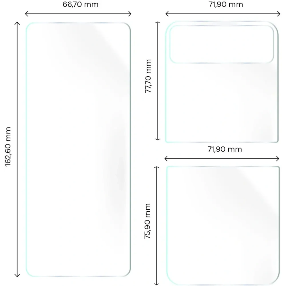 Folia hydrożelowa na tył i przód Bizon Glass Hydrogel Motorola Razr 40