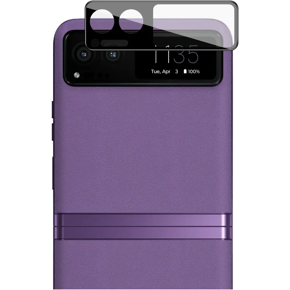 Szkło na aparat Bizon Glass Lens do Motorola Razr 40 [2 PACK]