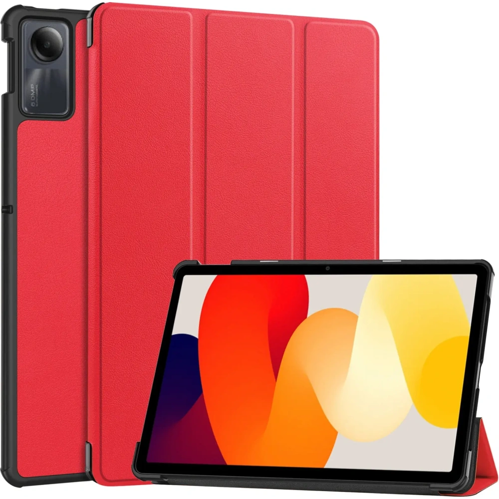 Etui Bizon Case Tab Croc do Xiaomi Redmi Pad SE czerwone