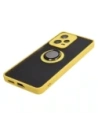 Buy Bizon Case Hybrid Ring Xiaomi Redmi Note 12 Pro+ 5G smoky with a yellow frame - BIZ3112 - {ean13} - Home Screen Store Europe