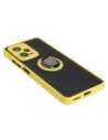 Buy Bizon Case Hybrid Ring Xiaomi Redmi Note 12 Pro+ 5G smoky with a yellow frame - BIZ3112 - {ean13} - Home Screen Store Europe
