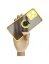 Kup Etui s držákem na prst Bizon Case Hybrid Ring pro Xiaomi Redmi Note 12 Pro+ 5G kouřové s žlutým rámem - BIZ3112 - {ean13} - Sklep Home Screen