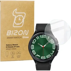 Kup Sklářské tvrzené sklo Bizon Glass Clear pro Samsung Galaxy Watch 6 Classic 47 mm - BIZ3113 - {ean13} - Sklep Home Screen