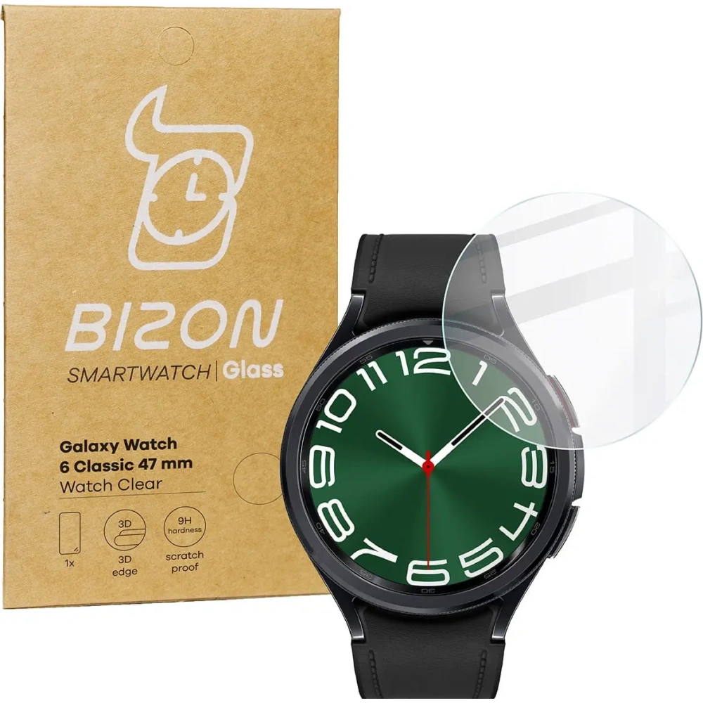 Szkło hartowane Bizon Glass Clear do Samsung Galaxy Watch 6 Classic 47 mm