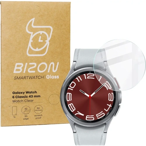 Kup Szkło hartowane Bizon Glass Watch Clear do Samsung Galaxy Watch 6 Classic 43 mm - BIZ3114 - {ean13} - Sklep Home Screen