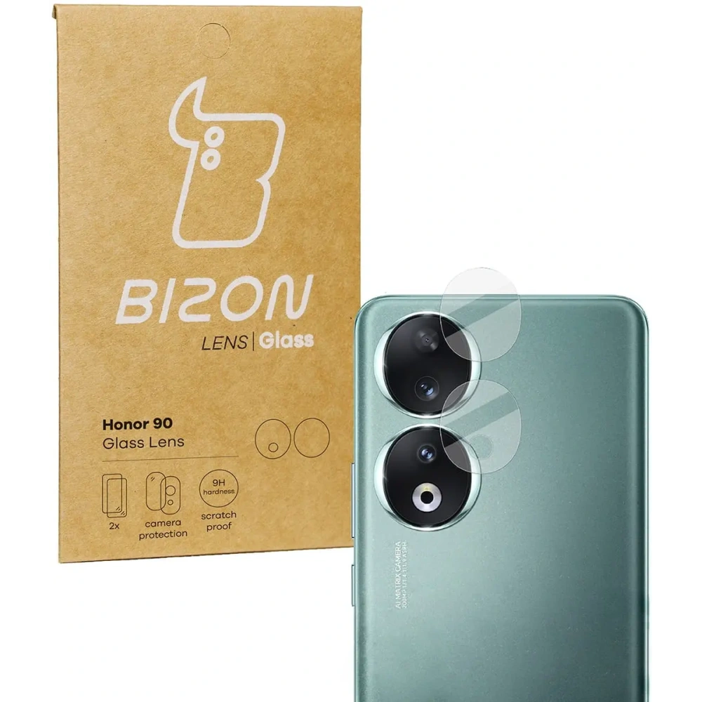Szkło na aparat Bizon Glass Lens do Honor 90 [2 PACK]