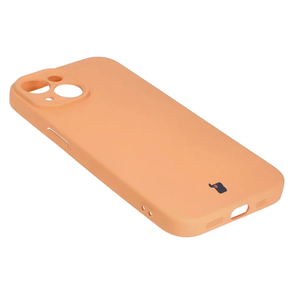 Etui Bizon Case Silicone do Apple iPhone 15 pomarańczowe