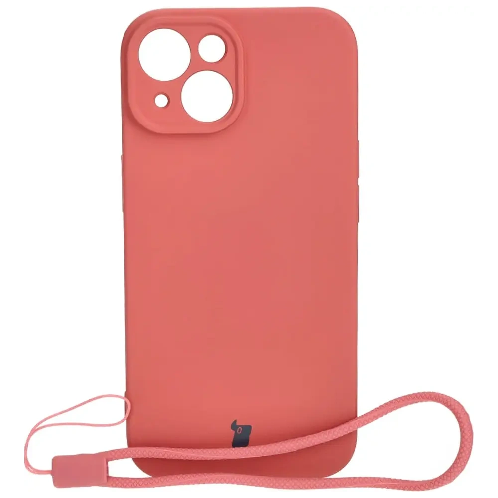 Etui Bizon Case Silicone do Apple iPhone 15 brudny róż