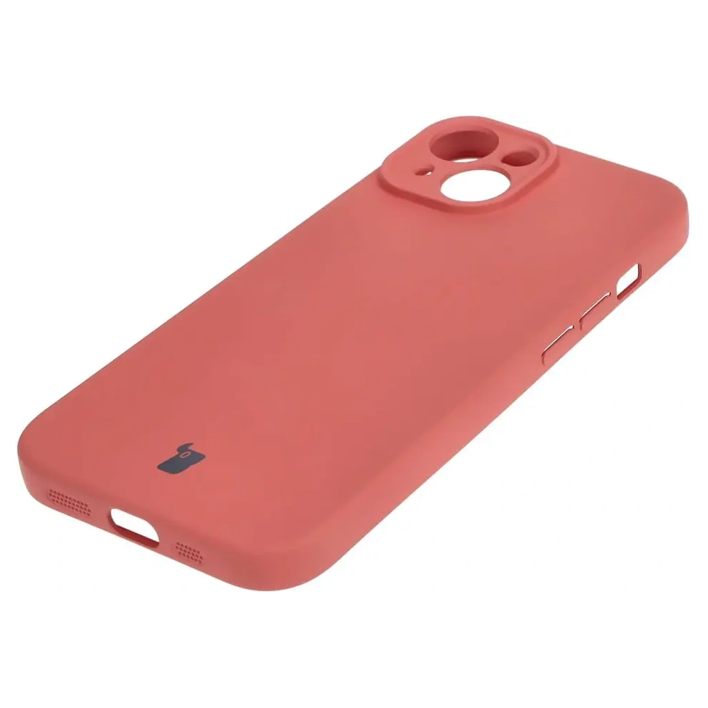 Etui Bizon Case Silicone do Apple iPhone 15 brudny róż