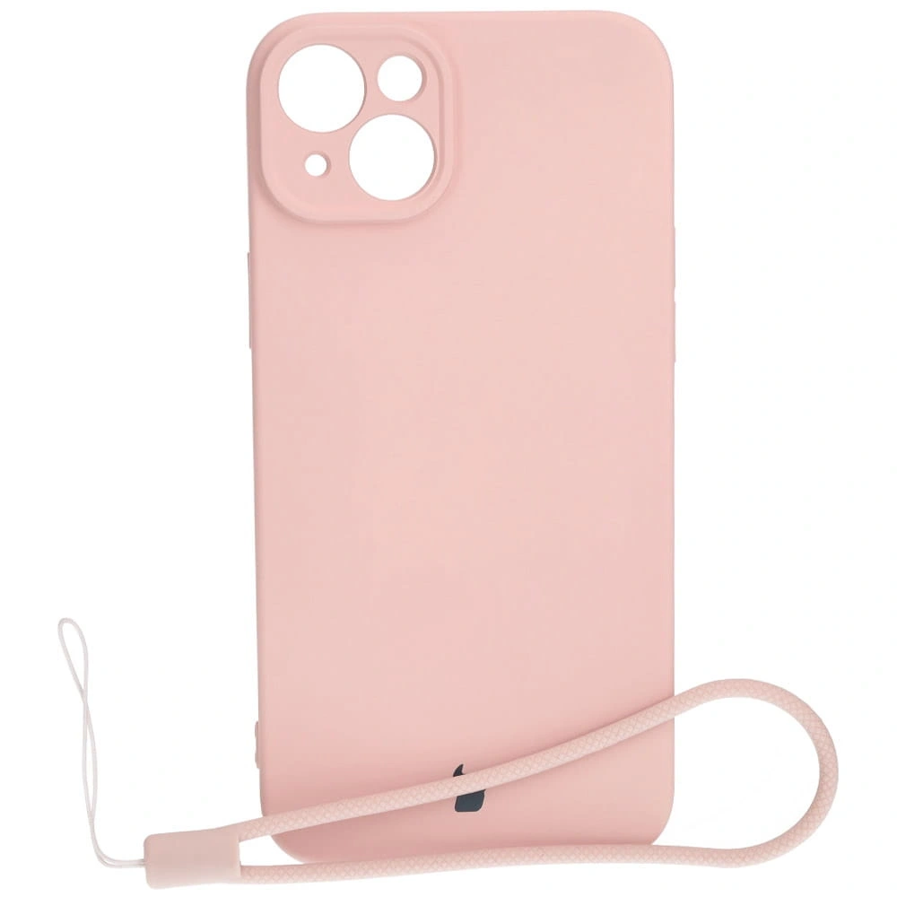 Etui Bizon Case Silicone do Apple iPhone 15 Plus jasnoróżowe