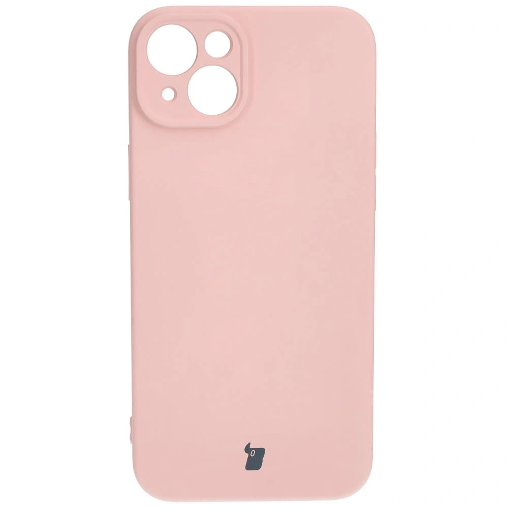 Etui Bizon Case Silicone do Apple iPhone 15 Plus jasnoróżowe