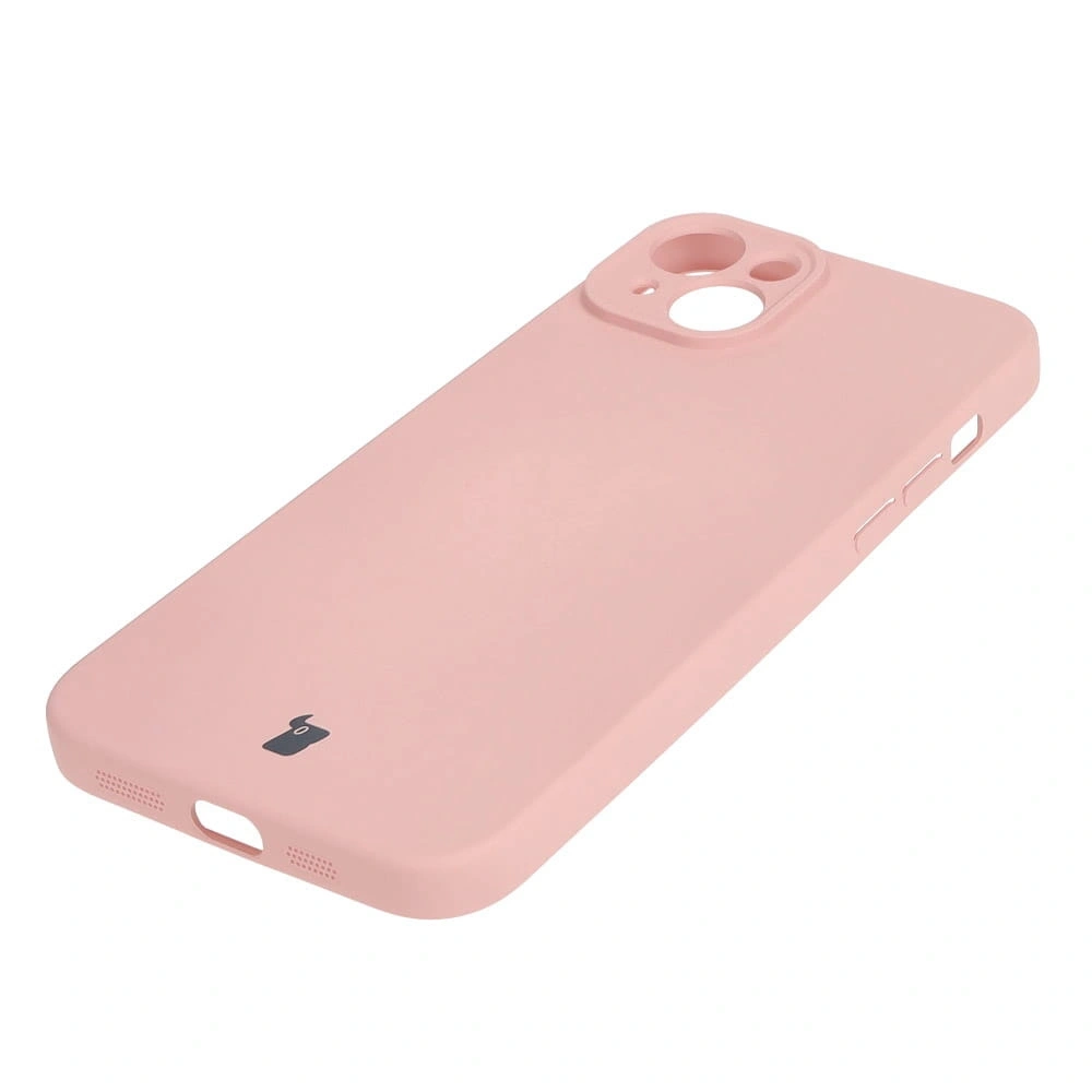 Etui Bizon Case Silicone do Apple iPhone 15 Plus jasnoróżowe