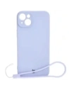 Bizon Case Silikon Apple iPhone 15 Plus hell lila