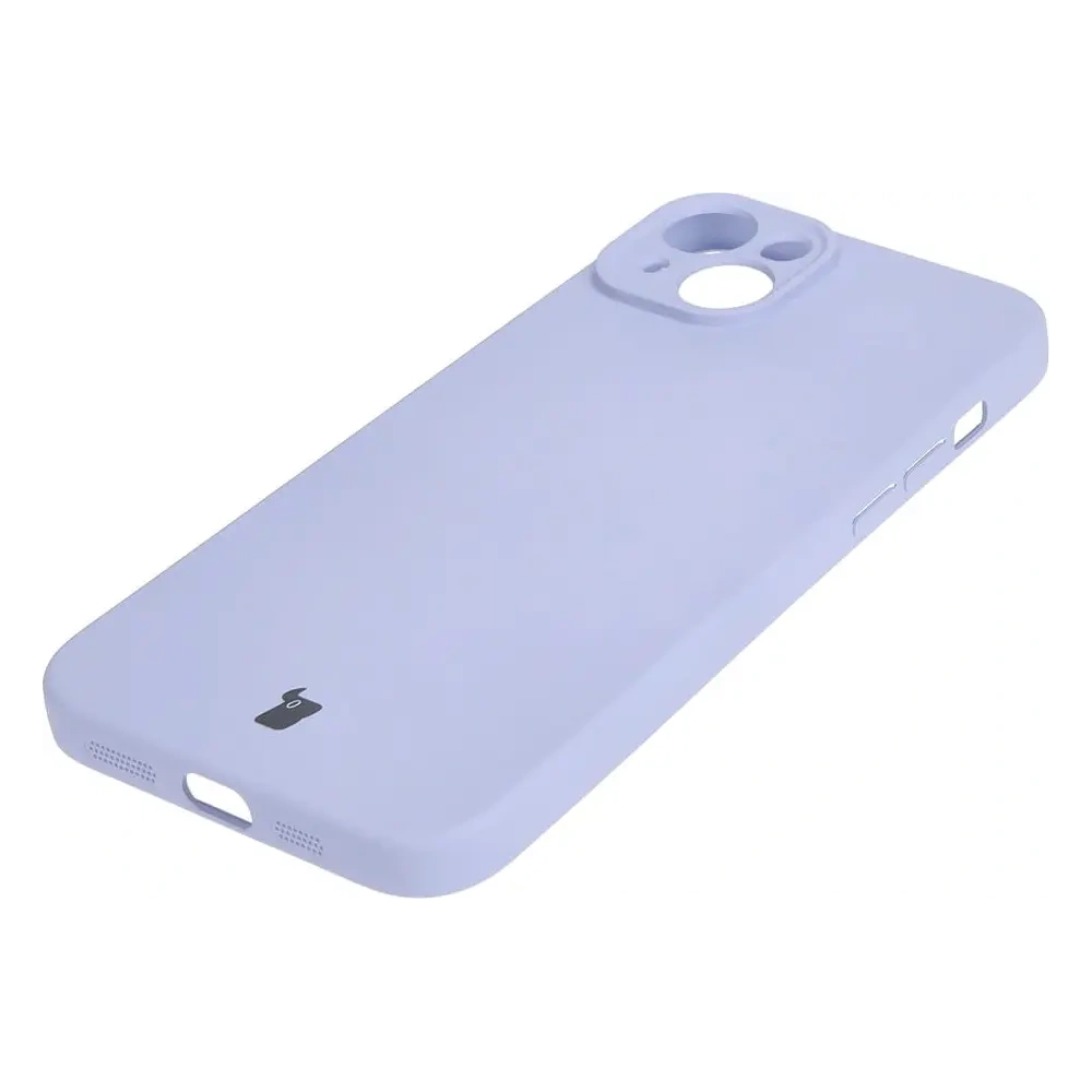 Etui Bizon Case Silicone do Apple iPhone 15 Plus jasnofioletowe