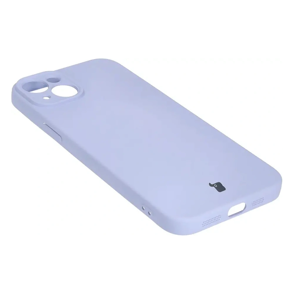 Etui Bizon Case Silicone do Apple iPhone 15 Plus jasnofioletowe