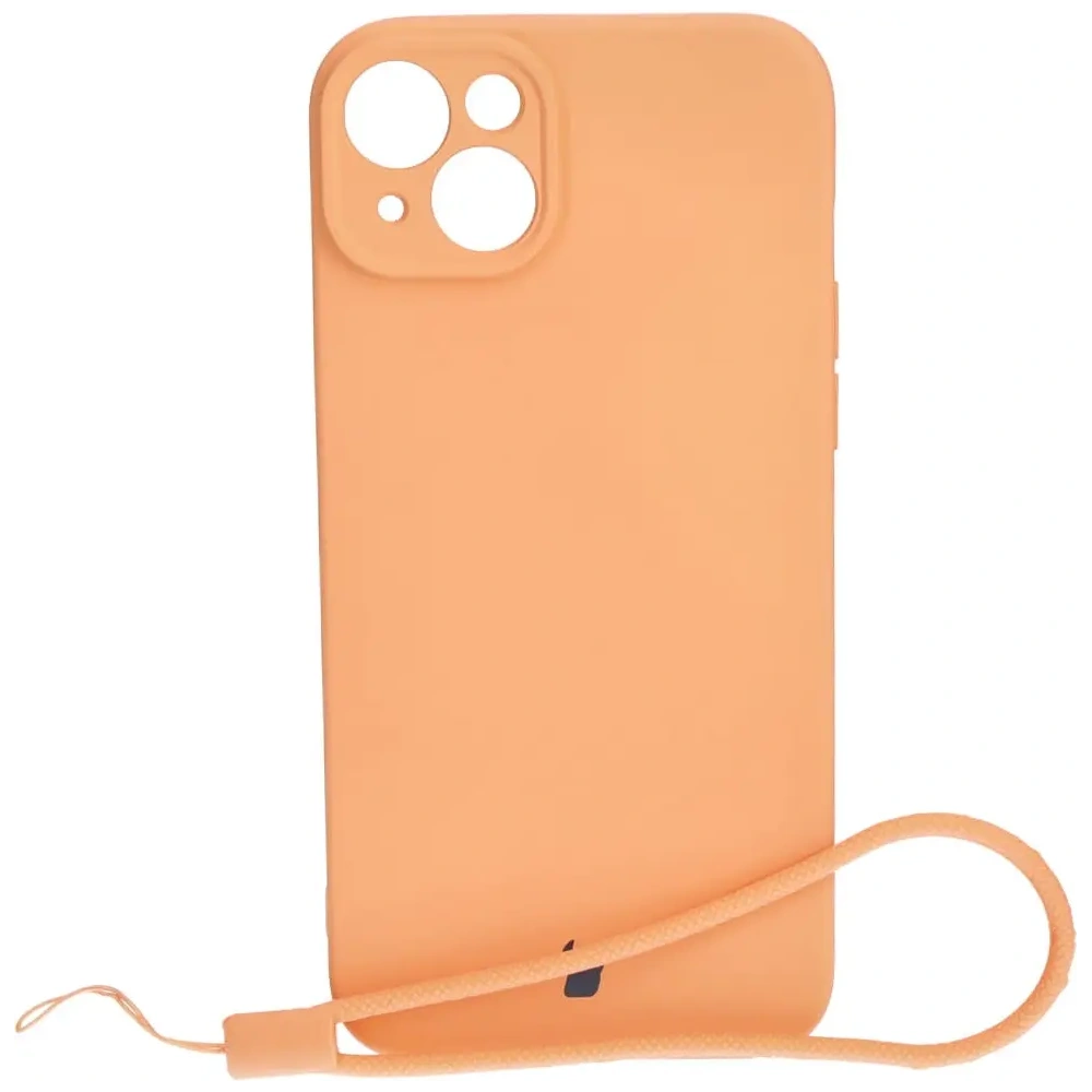 Etui Bizon Case Silicone do Apple iPhone 15 Plus pomarańczowe