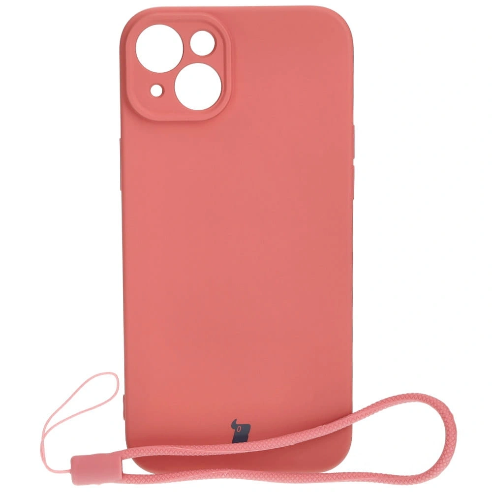 Etui Bizon Case Silicone do Apple iPhone 15 Plus brudny róż