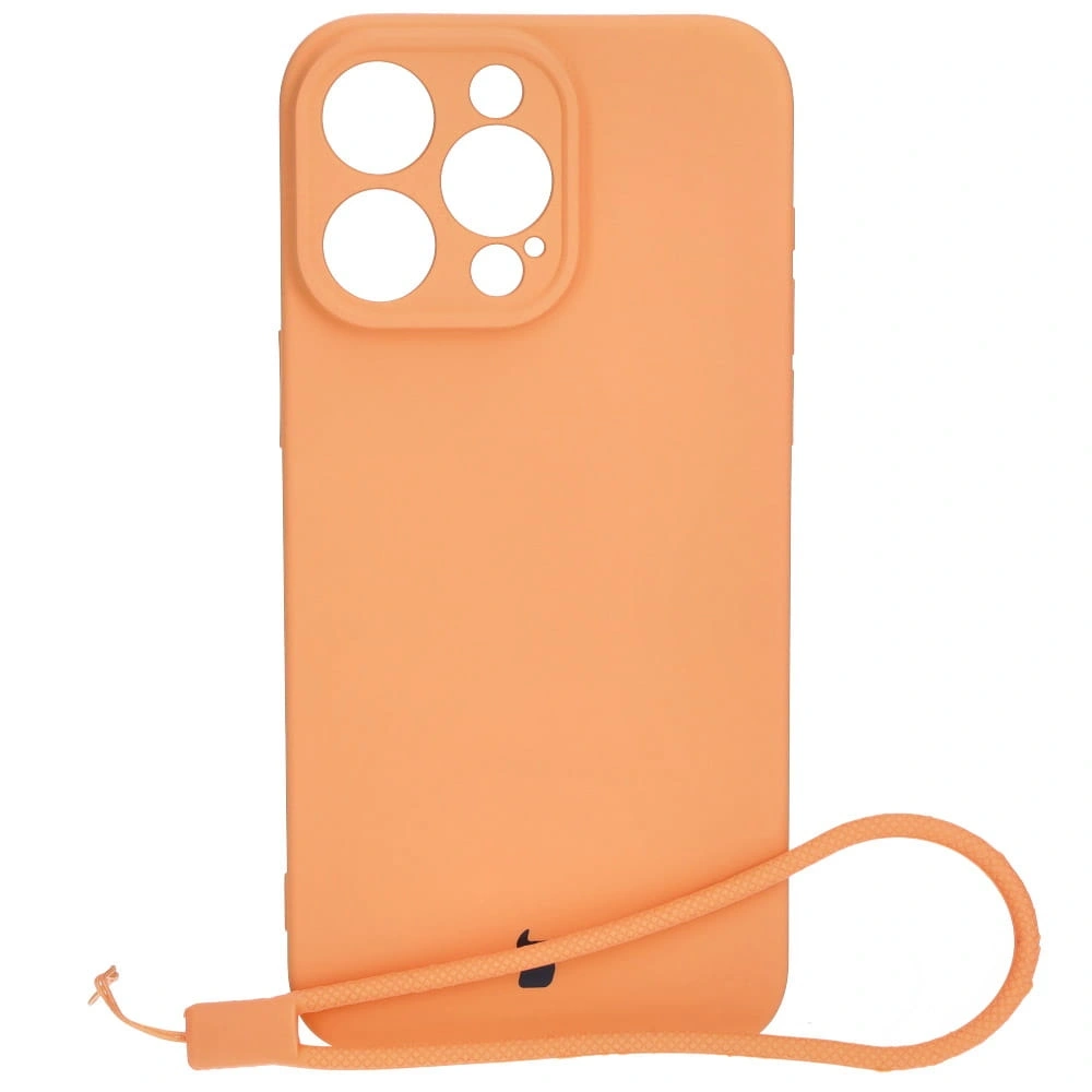 Etui Bizon Case Silicone do Apple iPhone 15 Pro Max pomarańczowe