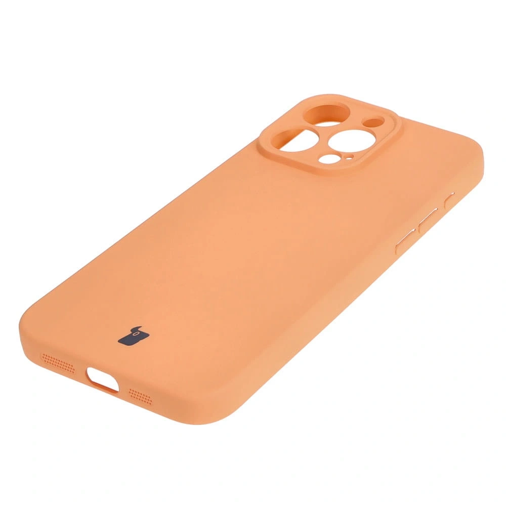 Etui Bizon Case Silicone do Apple iPhone 15 Pro Max pomarańczowe
