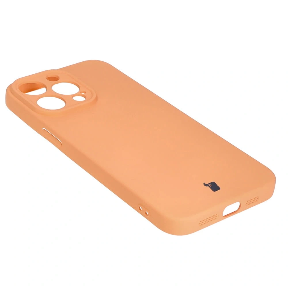 Etui Bizon Case Silicone do Apple iPhone 15 Pro Max pomarańczowe