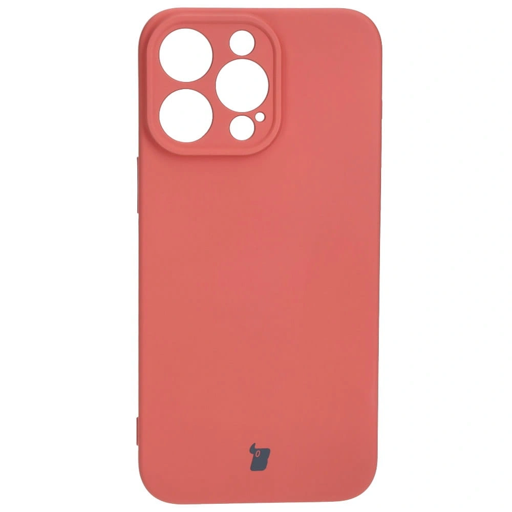 Etui Bizon Case Silicone do Apple iPhone 15 Pro Max brudny róż