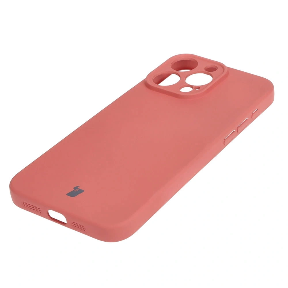 Etui Bizon Case Silicone do Apple iPhone 15 Pro Max brudny róż