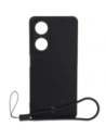 Etui Bizon Case Silicone Sq do Oppo A98 5G czarne