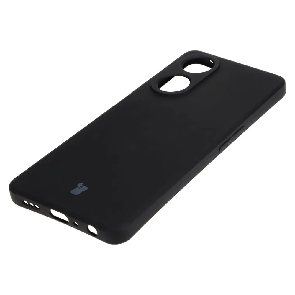 Etui Bizon Case Silicone Sq do Oppo A98 5G czarne