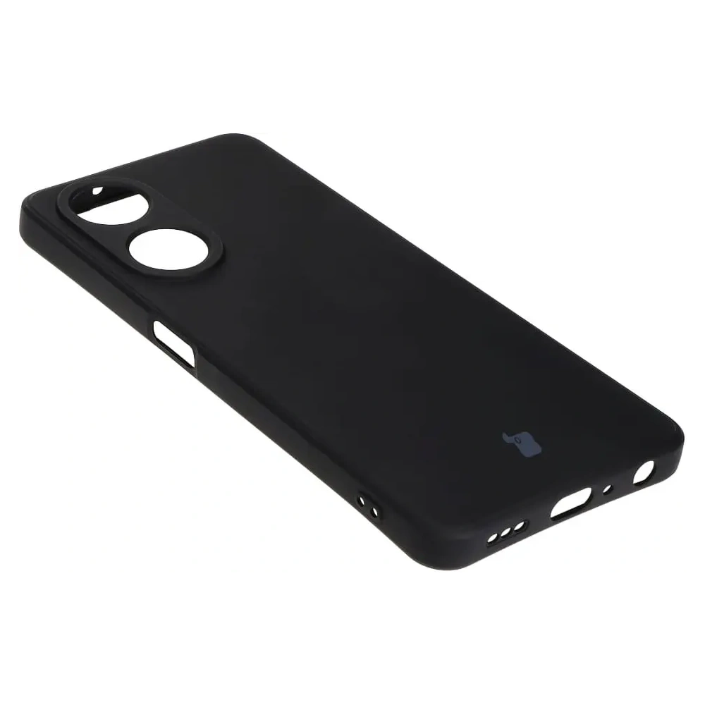 Etui Bizon Case Silicone Sq do Oppo A98 5G czarne