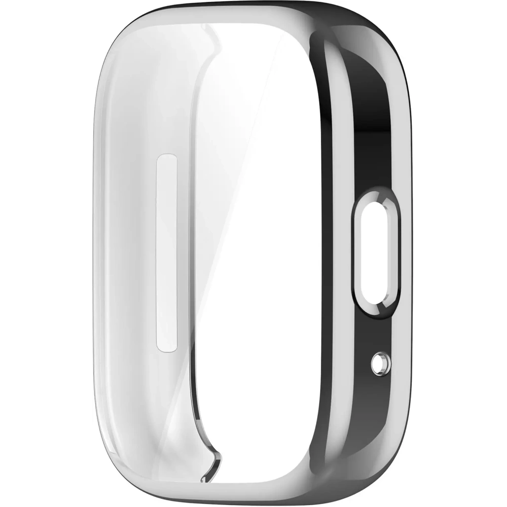 Etui z osłoną ekranu Bizon Case Watch Felipe do Xiaomi Redmi Watch 3 Active srebrne