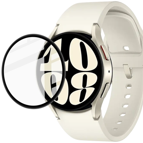 Kup Bizon Glass Watch Edge Hybrid Samsung Galaxy Watch 6 40mm negru - BIZ3136 - {ean13} - Sklep Home Screen