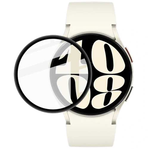 Kup Bizon Glass Watch Edge Hybrid Samsung Galaxy Watch 6 40mm negru - BIZ3136 - {ean13} - Sklep Home Screen